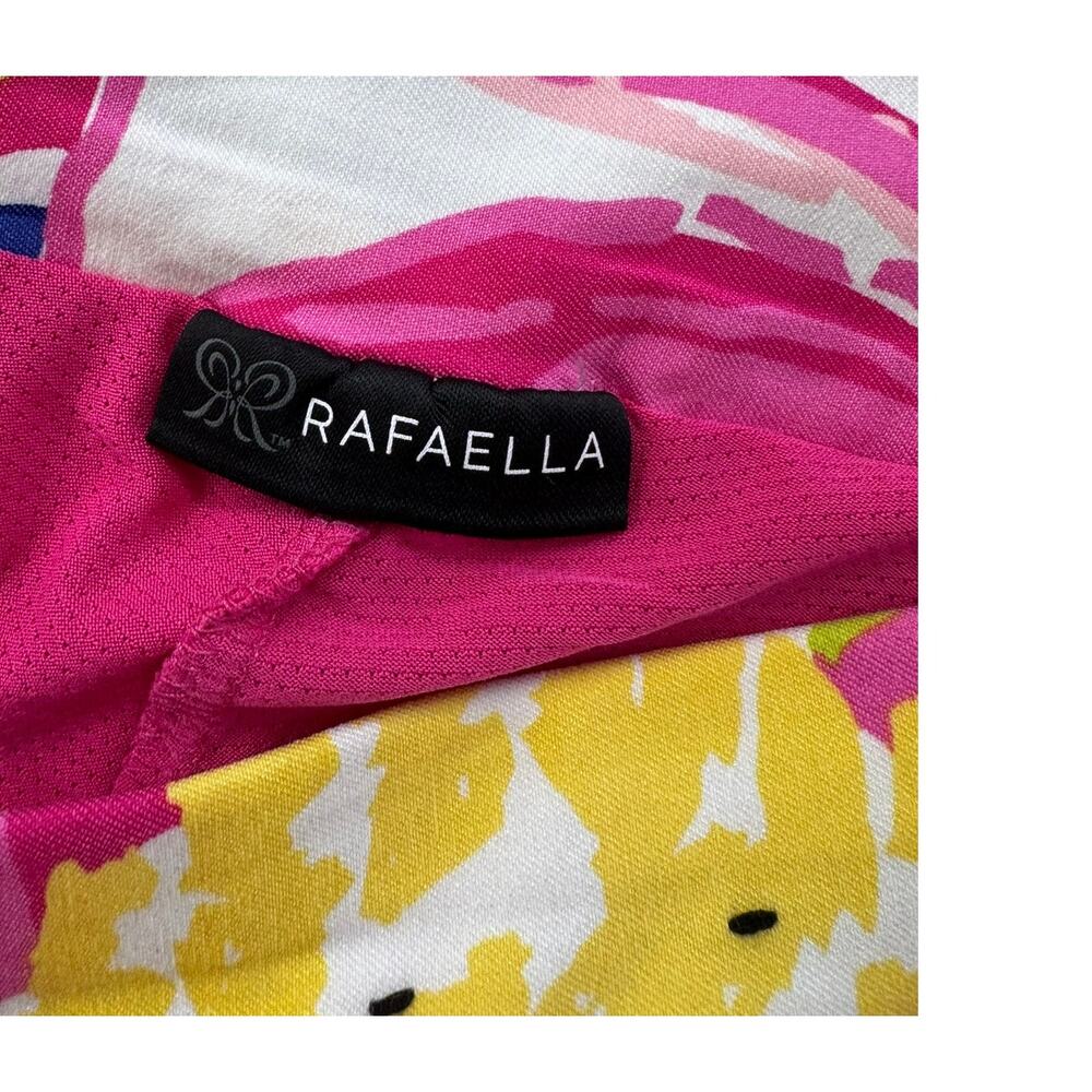 Rafaella Womens XXL Colorful Floral Pineapples Skort Shorts Under Pull On - Picture 4 of 10